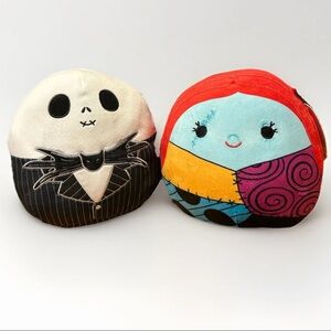 Nightmare Before Christmas Jack Skellington Sally Bundle Plush 8” Squishmallows